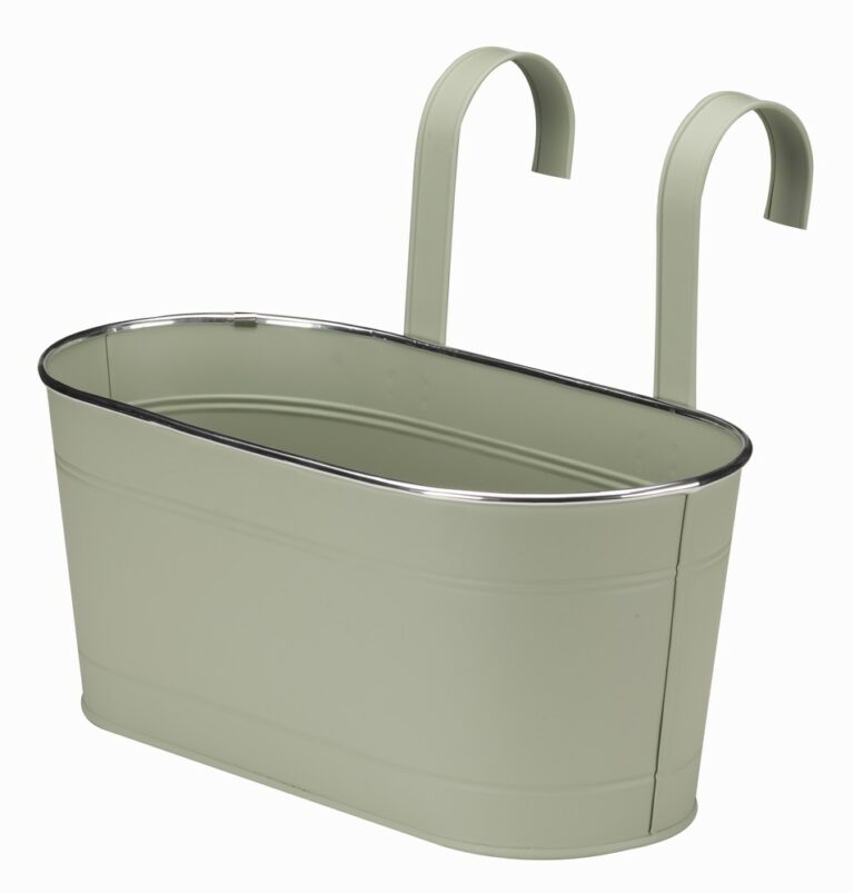 12” Fence & Balcony Hanging Planter - Sage - Gordon Rigg