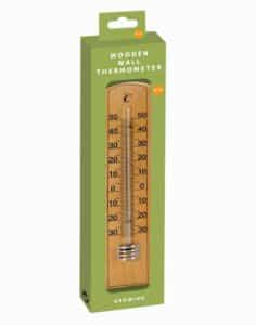 Wooden Wall Thermometer