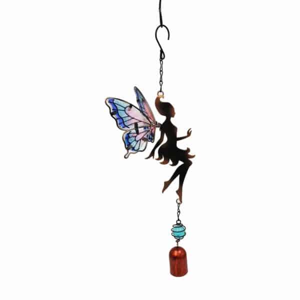 Lilac Hanging Fairy Bell Chime