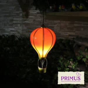 Flame Red Solar LED Balloon Small