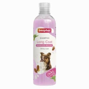 Shampoo for Long Coated Dogs packaging.