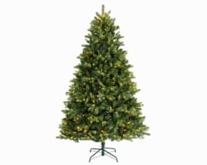 6ft Artificial Freiburg Pre-Lit Green Pine