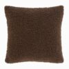 So Soft Velvet Boucle Chocolate Cushion Cover