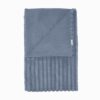 Cosy Ribbed Lansfield Blue Throw