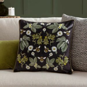 Braywick Clarence Mirror Printed Velvet Cushion Cover