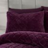 Cosy Diamond Plum Quilt Set King - Image 2