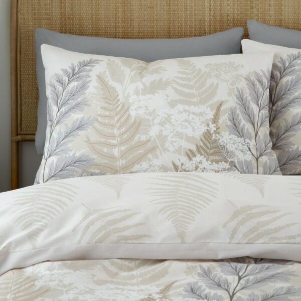 Floral Foliage Natural Quilt Set Single