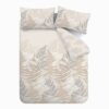 Floral Foliage Natural Quilt Set Single - Image 2