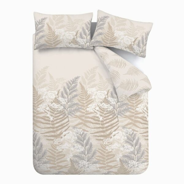 Floral Foliage Natural Quilt Set Single