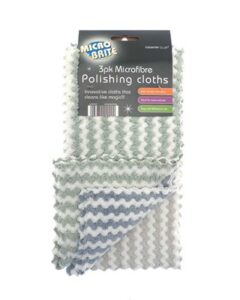 Zig Zag Polishing Cloth 3pk