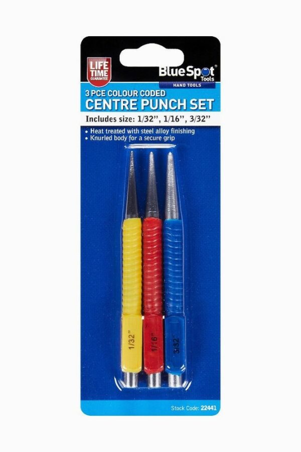 3 PCE Centre Punch Set