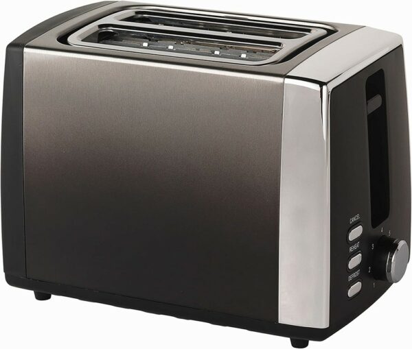 Progress 2 Slice Ombre Toaster Black