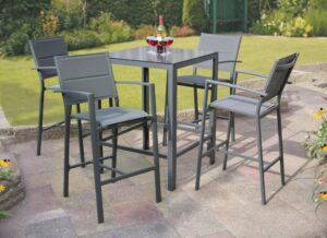 4 Seat Garden Bar Set